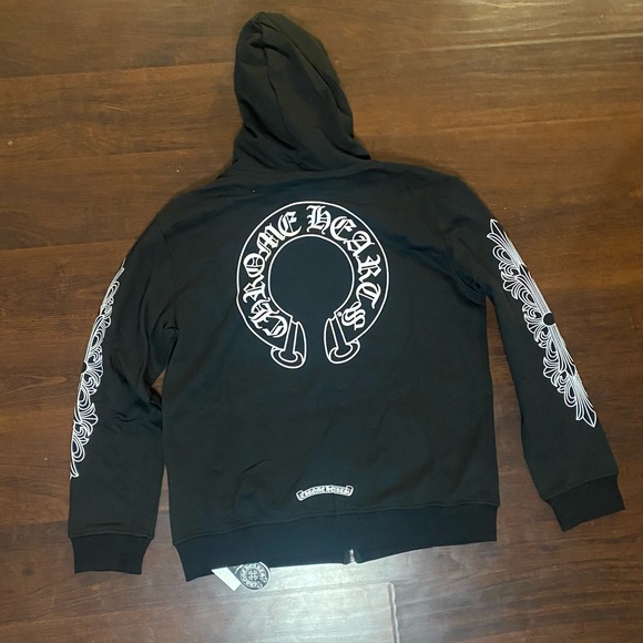 Chrome Hearts Black Zip Up Sweater - Picture 2 of 6